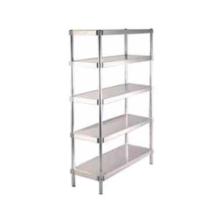 PRAIRIE VIEW INDUSTRIES N244824-3 Complete 3 Tier Shelving Units- 48 x 24 x 24 in. A244824-3